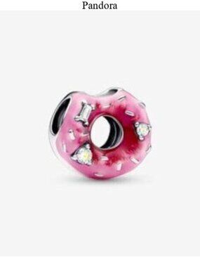 Pandora Sparkling Sprinkled Donut Charm